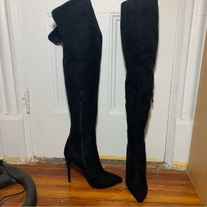 Black Over-the-Knee Women's Boots